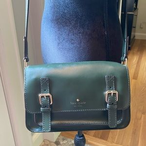 Kate Spade - hunter green - leather - crossbody